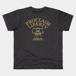 Proclaim Liberty Bell Philadelphia Kids T-Shirt